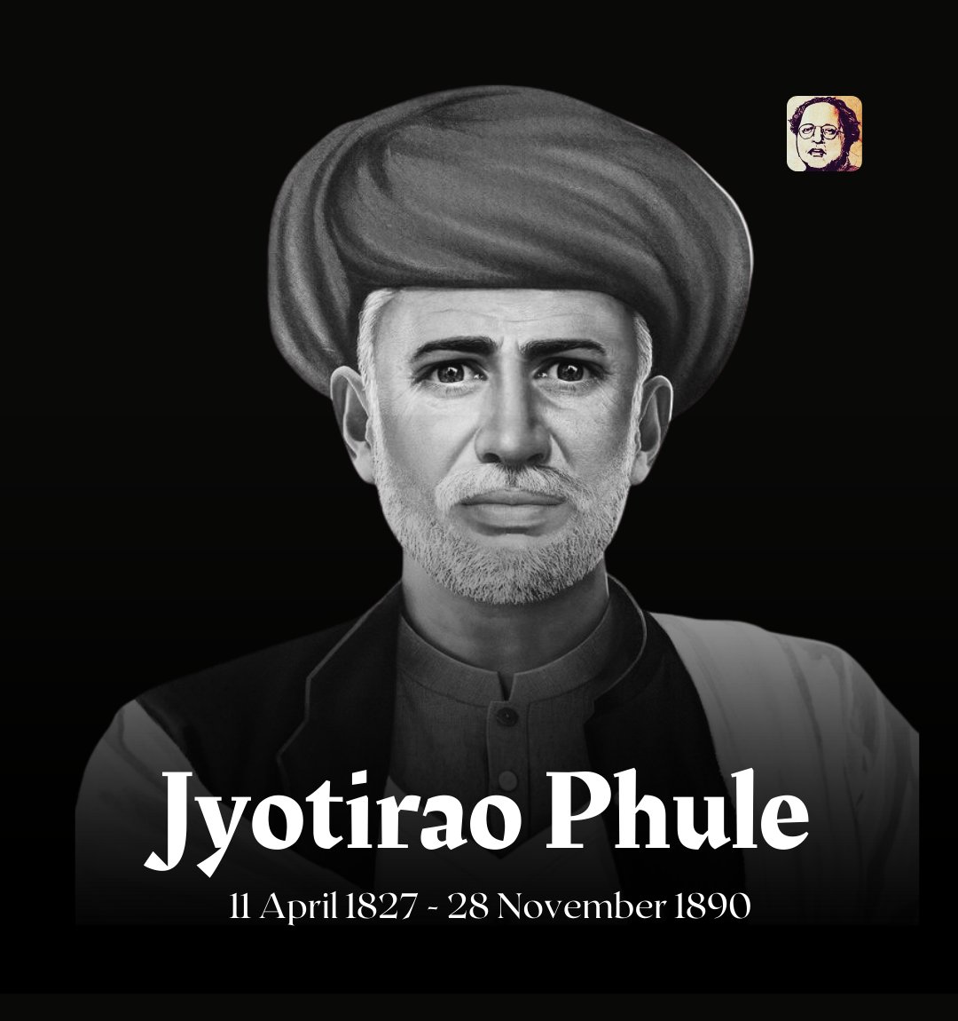 Remembering Mahatma Jyotiba Phule — the torchbearer of equality, education, and social justice. His legacy continues to break chains and awaken minds. #JyotiraoPhule
