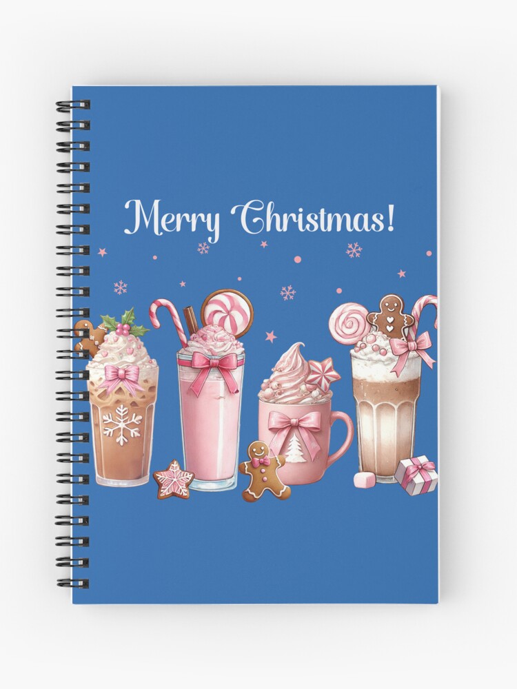 HurmerintaArt's tweet image. Merry Christmas greeting with snow, hot chocolate, milkshake, coffee and Christmas sweets. 
#notebooks #cards #giftidea 
redbubble.com/i/notebook/Mer…
