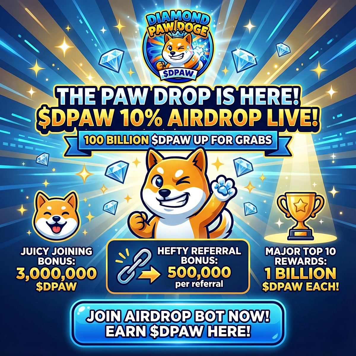 Diamond PAW DOGE tweet media