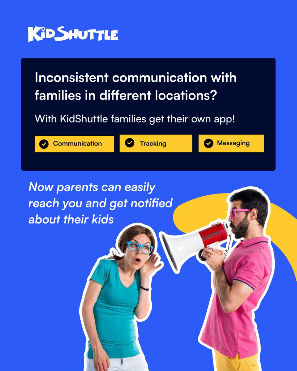 KidShuttleApp's tweet image. Keeping parents informed should never be complicated if your programs run across multiple locations. 

With KidShuttle gives family  giving them easy access to real-time updates, notifications and direct messaging. 

free demo :
kidshuttleapp.com/Contact-Page

#StudentTransportSoftware