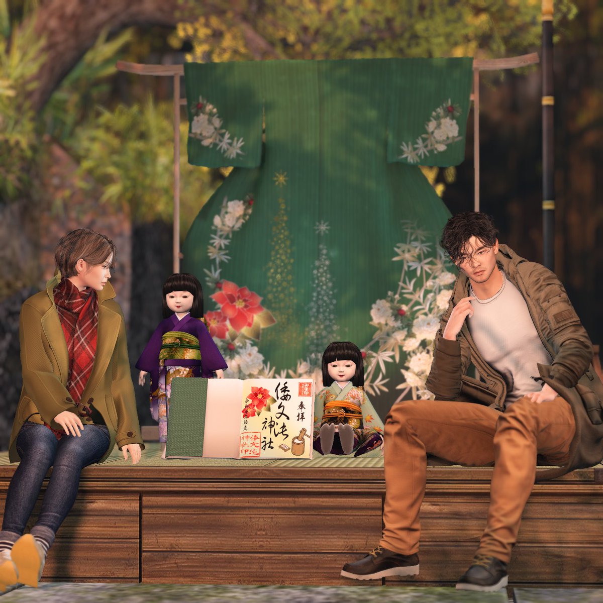 sakkaFlow's tweet image. ⛩️12月ご朱印更新。どうにか1年更新を続けることができました。応援してくださった皆さんのおかげです。ありがとうございました。 
#SL_GoshuinP  倭文沌神社はこちらmaps.secondlife.com/secondlife/War…