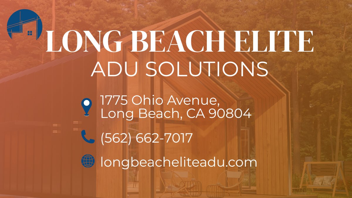 longbeachelite's tweet image. Transform your property with Long Beach Elite ADU Solutions!
- Custom Design &amp;amp; Construction
- Permit Handling
- Garage Conversions &amp;amp; JADUs

Long Beach Elite ADU Solutions
1775 Ohio Avenue,
Long Beach, CA 90804
(562) 662-7017
longbeacheliteadu.com

#ADUBuilder #HomeImprovement