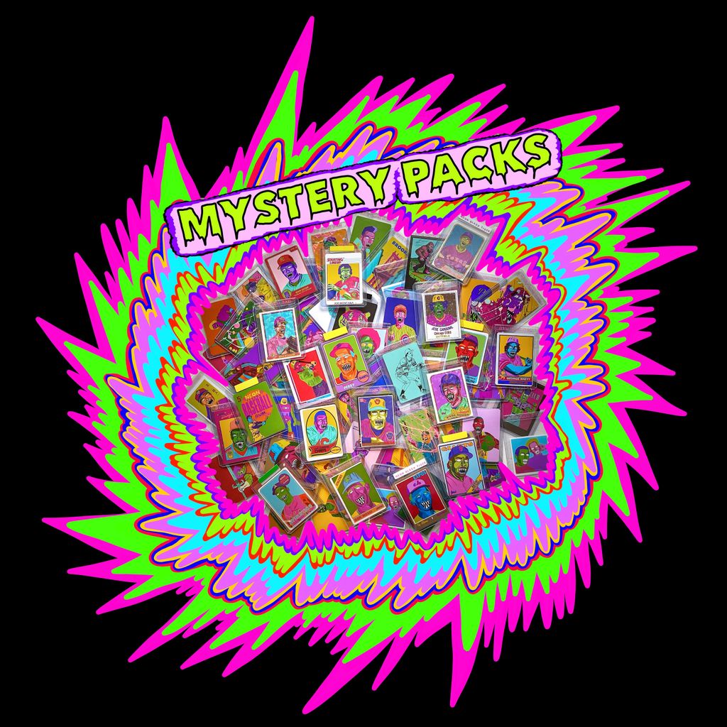 NeonBlackTiger's tweet image. Hey, it's Neon Black Friday! Let's try something different...

Introducing the first Neon Black Tiger mystery packs. Each pack will contain at least 10 cards (probably more) featuring 7 previously released cards, 1 never before released or promo card, a 1/1 card and 1 special BOZ