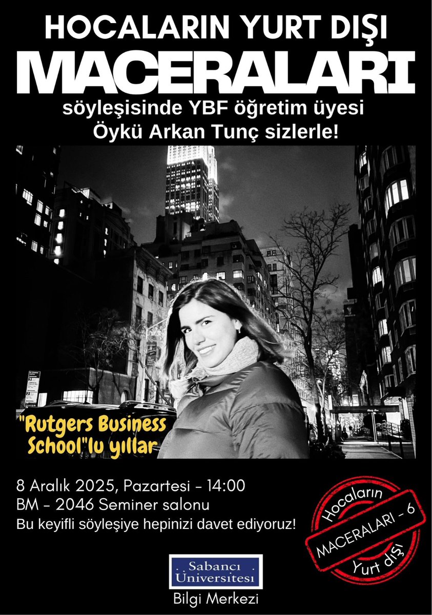 Sabancı Üniv Bilgi Merkezi tweet media