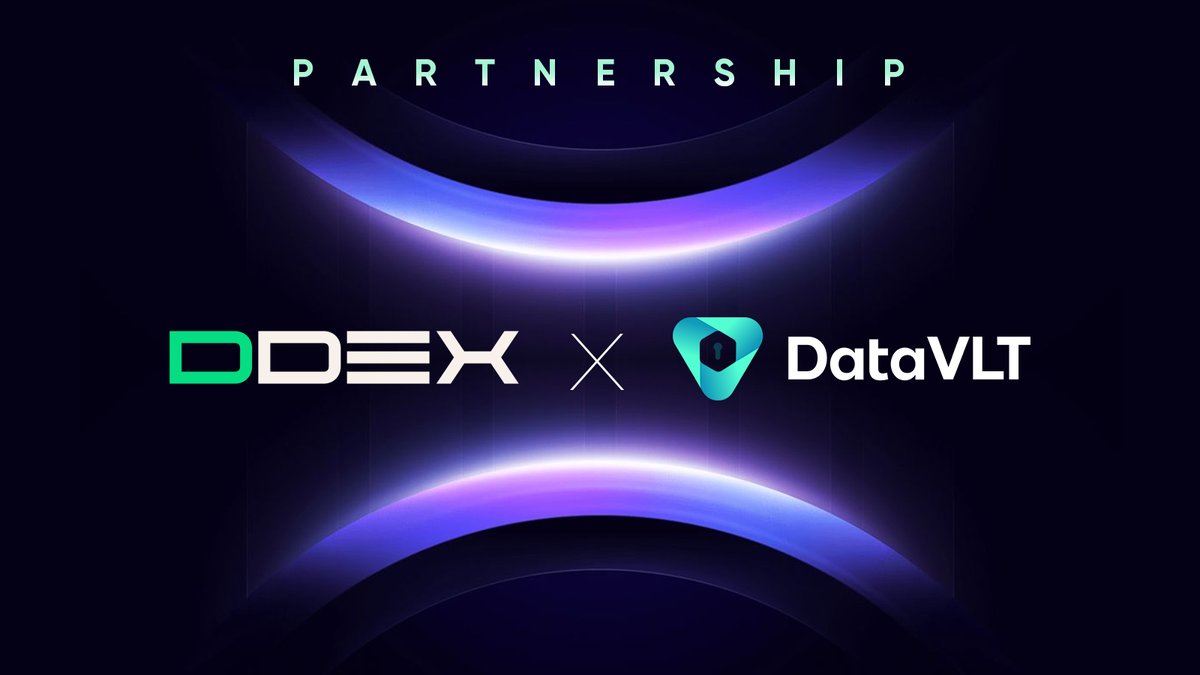 DDEX_CN's tweet image. 🚀 全新合作伙伴关系：DDEX × DataVLT

我们非常荣幸与@datavltai 达成合作—— 这是全球首个将 Web3 与 AI 融合，用于构建自主物联网网络的智能枢纽。

本次合作将带来：
• AI 驱动的物联网数据连接
• 基于 DID 的价值流转
• 构建 DePIN、IoT 与 DeFi 之间的新桥梁

双方将共同推动在 DDEX…