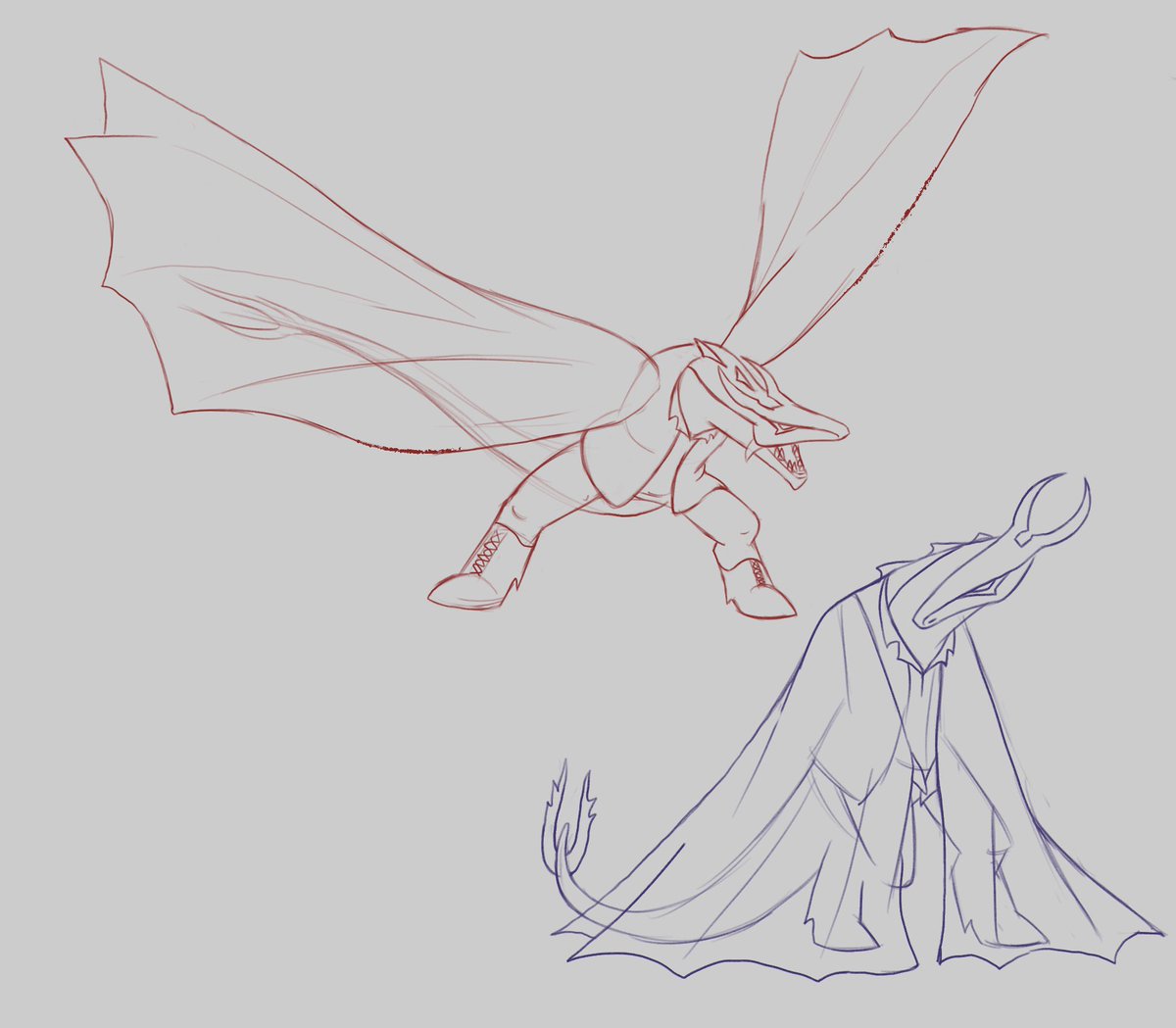 我其實真的蠻喜歡我設計的這隻龍(´･ω･`)
真的應該多使用他一點

I really like the design of my dragon.
Should put him to more uses.
#dragon #characterdesign