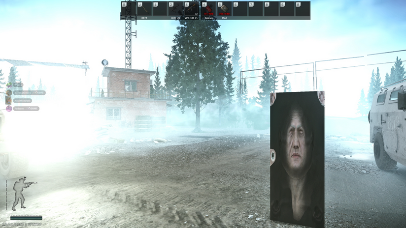 Peacekeeper looks a little sick.