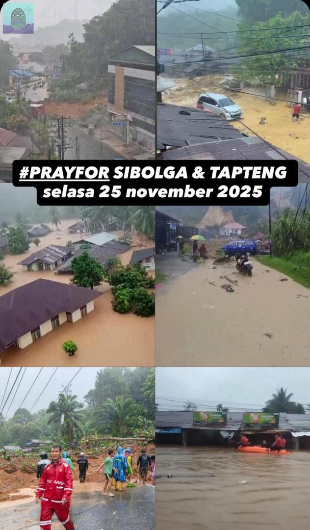 PENGGALANGAN DANA UNTUK SAUDARA-SAUDARA KITA YANG SEDANG TERTIMPA MUSIBAH BANJIR/LONGSOR DI SIBOLGA, TAPTENG SEKITARNYA.
kami mengajak teman² kiranya tergerak untuk menyisihkan sedikit rezekinya untuk bersedeqah. 
BNI 
Rek : 0849218650/LEO
BCA 
Rek : 6125179723 /Muhammad fauzi