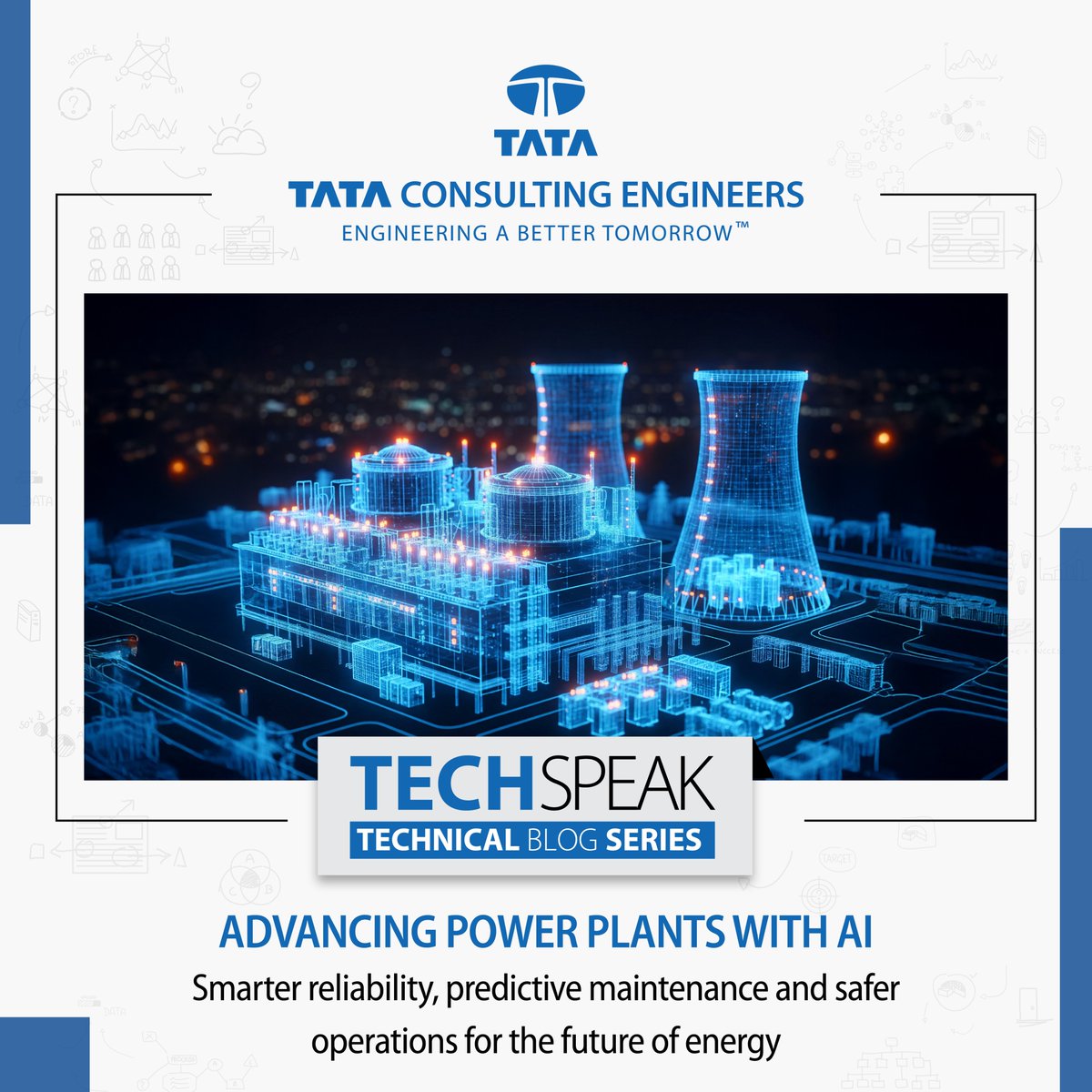 TCEConnect's tweet image. Artificial Intelligence is redefining reliability in thermal power plants, enabling smarter maintenance, faster fault detection, and greater operational efficiency. By harnessing real-time data and advanced analytics, the industry is moving from reactive fixes to predictive…