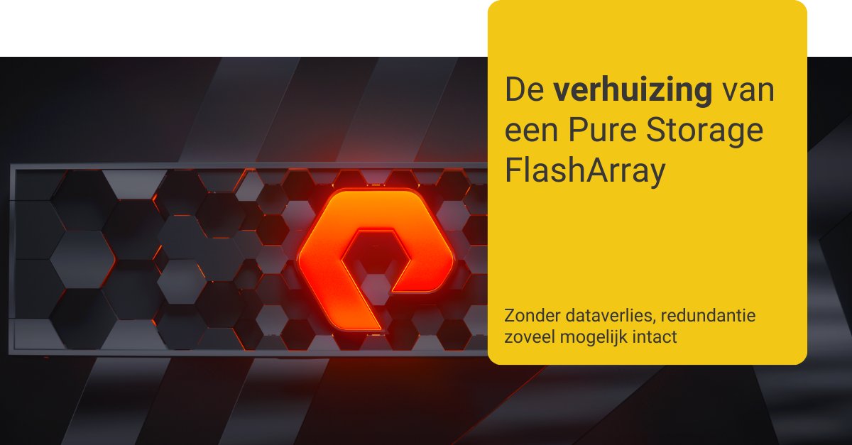 FlexVirtualnl's tweet image. Voor één van onze klanten hebben we recent drie Pure Storage FlashArray’s verhuisd. Belangrijk was dat er geen dataverlies mocht optreden en dat zoveel mogelijk de redundantie intact zou blijven. Lees hoe we dat hebben aangepakt: loom.ly/oDSpmZQ #purestorage #flasharray