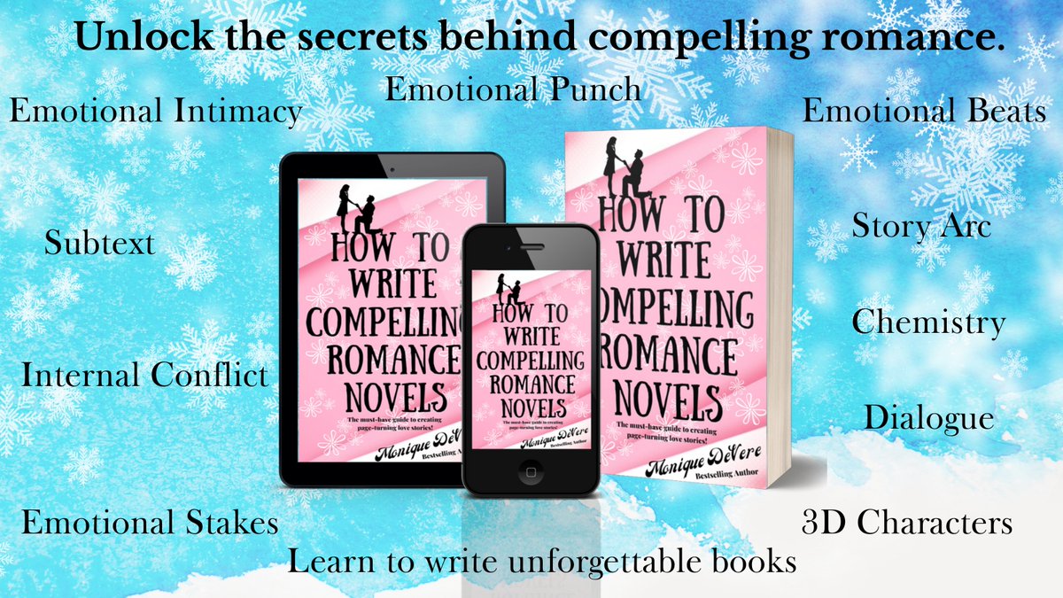 MoniqueDeVere's tweet image. Check out the #1 Hot New Release at Amazon. HOW TO WRITE COMPELLING ROMANCE NOVELS is a #MustRead #NewRelease #Romance #Authors #Writers #LearnToWrite 
amazon.com/How-Write-Comp…