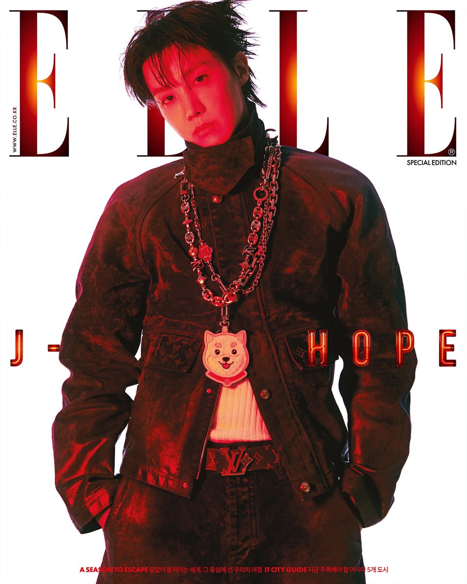 💜BTS💜 J-HOPEさんがELLE KOREA 12月号 Special Editionの表紙に