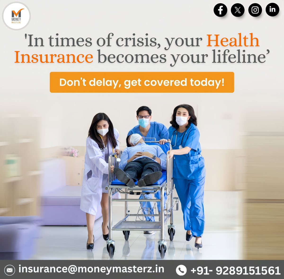 Money_Masterz's tweet image. Health emergencies don’t warn you.
Be prepared. 🛡️
Get the right Health Insurance today!
📩 insurance@moneymasterz.in
📞 +91-9289151561
#HealthInsurance #ProtectionForAll #MoneyMasterz