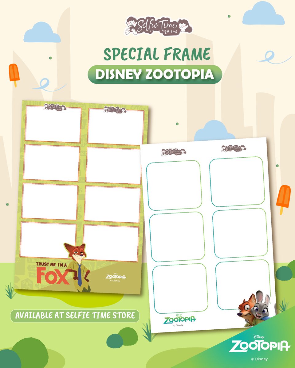 selfietimeid's tweet image. Capture your fun moments with our Disney Zootopia Special Frame at Selfie Time! 🐰🦊✨

Langsung datang ke Selfie Time terdekat dan foto bareng orang tersayang pakai frame spesial Zootopia yang super cute ini yuk!💚📸

#selfietimeid #Photobooth #PhotoStudio #Disney #Zootopia