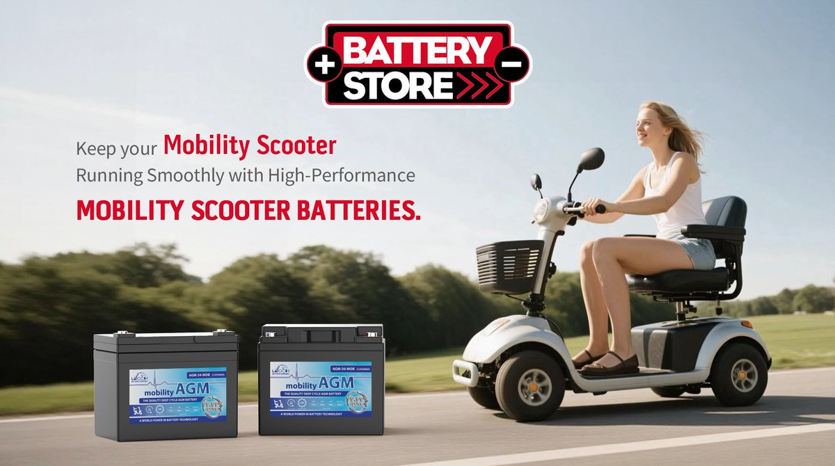 BatteryStoreUK's tweet image. Is your mobility scooter losing power too fast?
That’s why choosing a better AGM battery matters. Leoch battery offer you:
More stable performance
Leak-proof, maintenance-free design
Long lifespan
Upgrade batterystore.co.uk/mobility/
#MobilityScooterBattery #AGMbattery #leochbattery