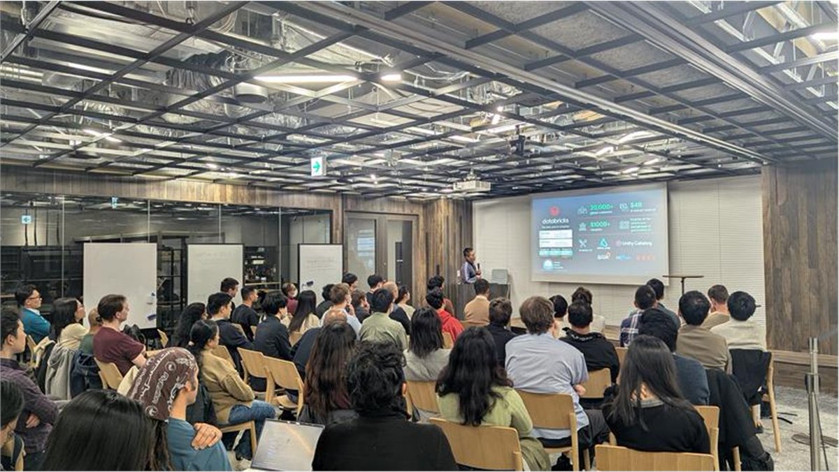 SDSbureau's tweet image. 【Event Report】
11/5&quot;From Data to Intelligence: Real-World AI Systems on the Lakehouse&quot;

Engineers shared practical insights on building and operating AI/ML systems using Databricks and discussed real-world implementation cases.

@TokyoAI_JP 
#SDS #AI #Databricks #TokyoAI #TAI