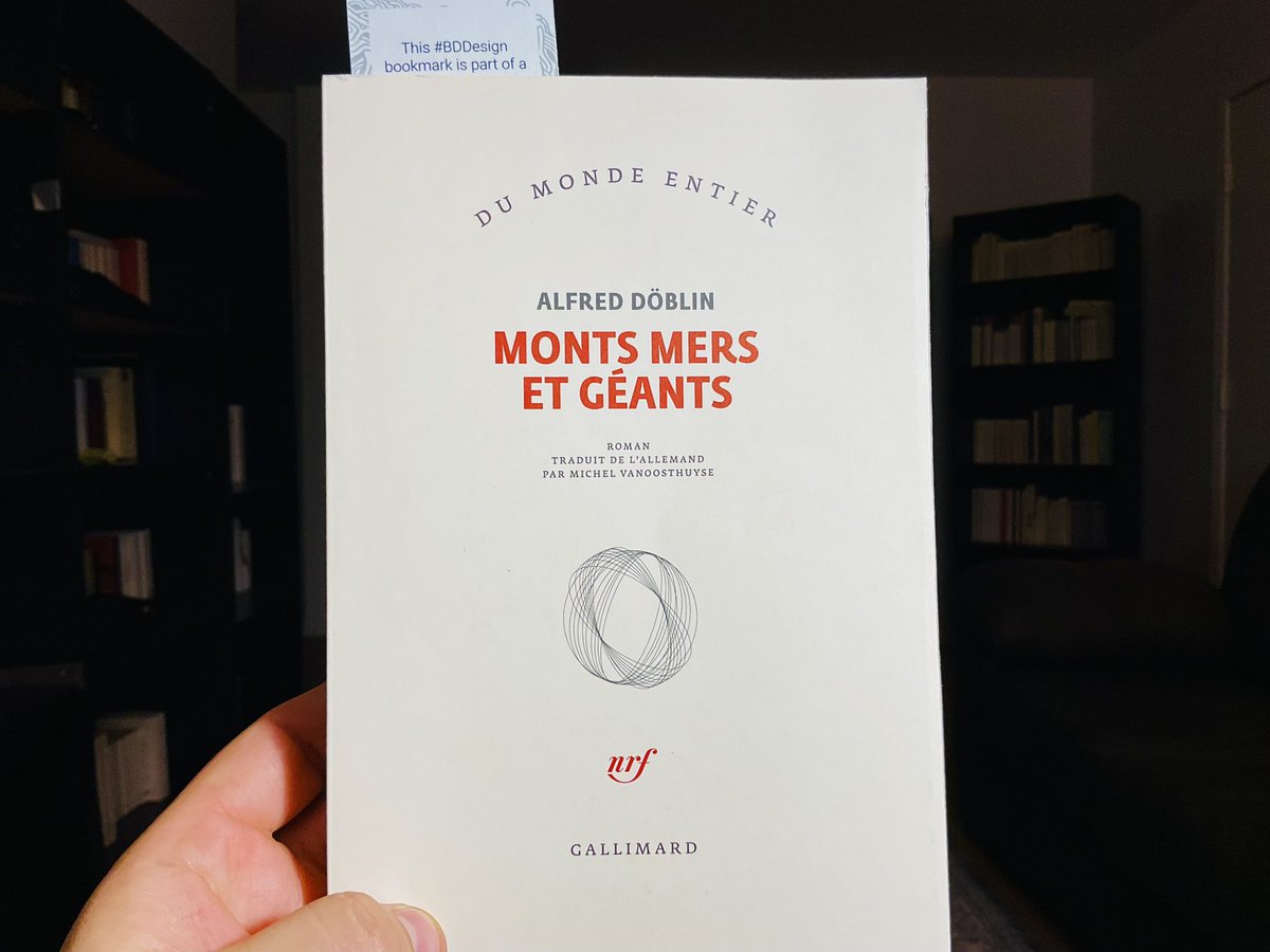 litteraire20's tweet image. #VendrediLecture 
Première fois que je lis Alfred Döblin, je le trouve excellent, Monts Mers et Géants est un magnifique roman.