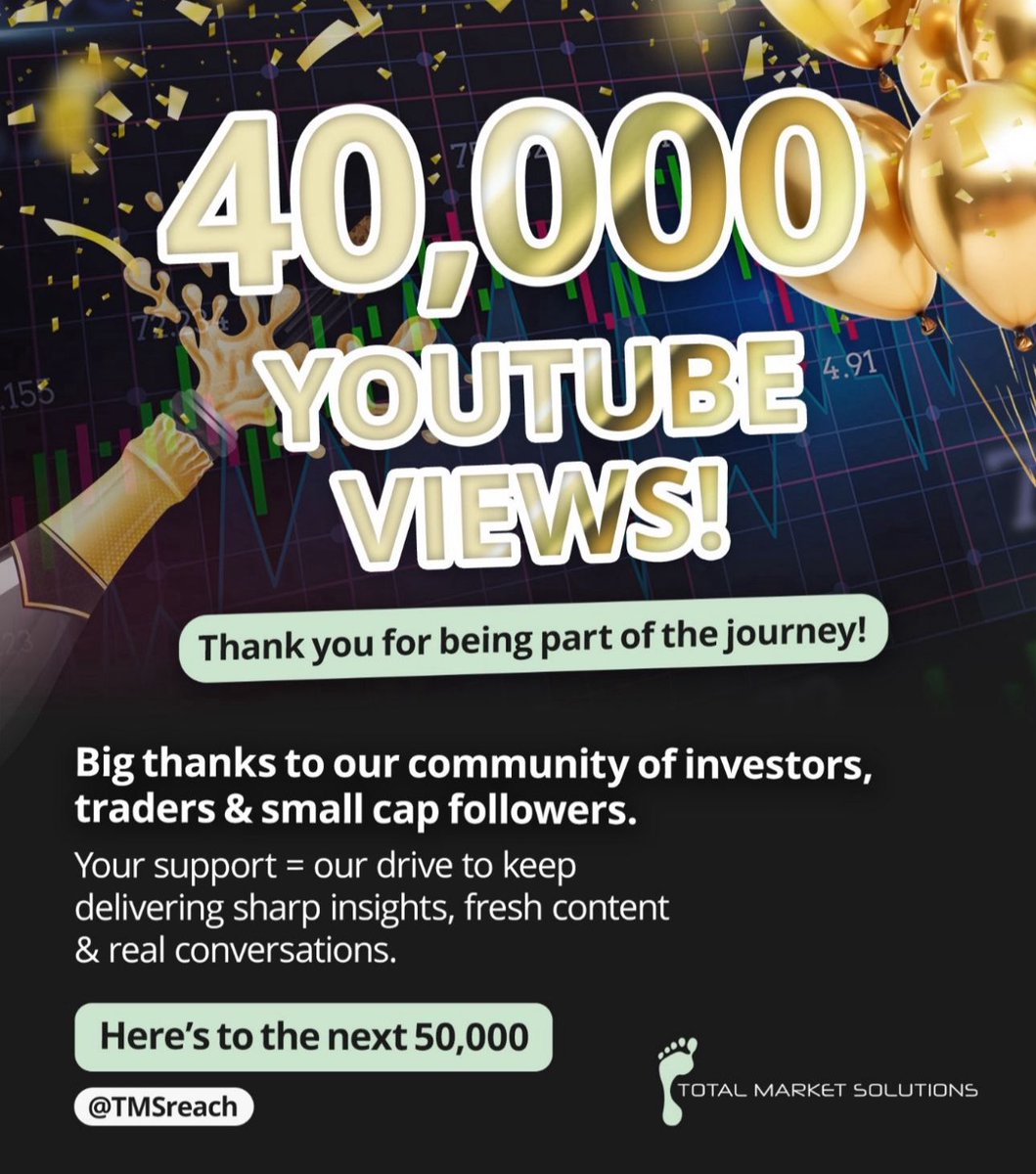 TMSreach's tweet image. 💥 BLACK FRIDAY DROP 💥

We hit 40,000 views on @YouTube — and now it’s YOUR turn to win.

For this weekend only:

🎬 Big savings on video interviews
📣 Boosted promo bundles
🚀 Priority website slots

DM us “BLACK FRIDAY” to unlock the offer.

#BlackFridaySale #BlackFriday