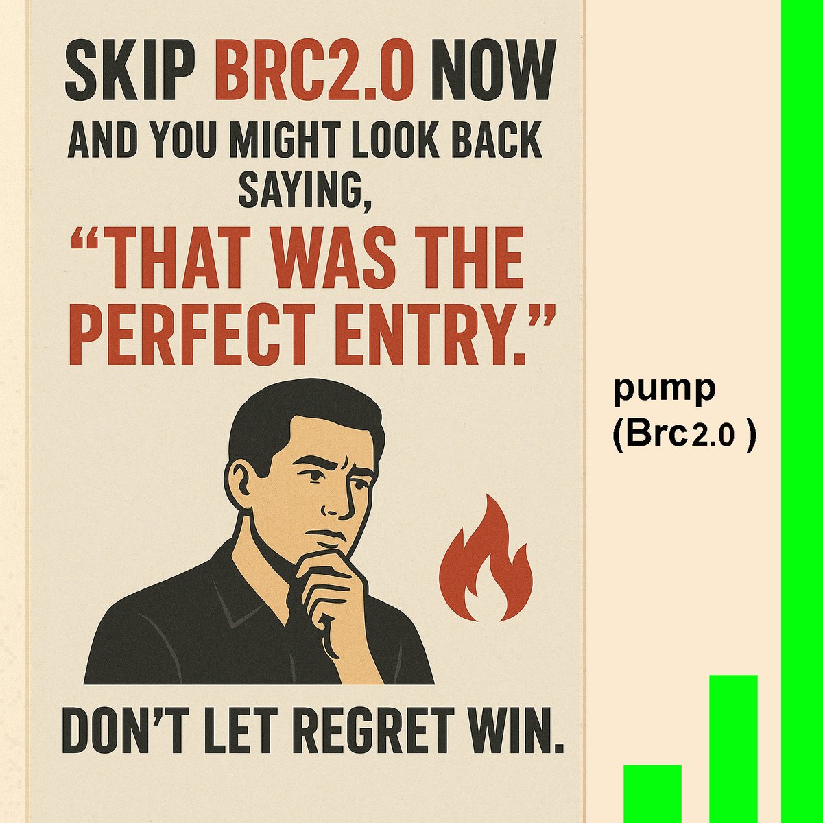 pump_brc20's tweet image. Skip BRC2.0 now and you might look back saying, “That was the perfect entry.” Don’t let regret win. 🔥

pump Brc2.0 

#Bitcoin #BRC20 #PumpCoin #BTC #Altcoins #BullRun #Crypto #Blockchain #pump $pump $btc #btc #pumpbrc20 #OKX #god #ToTheMoon #Bullish #PumpBRC20 #thetime #brc2