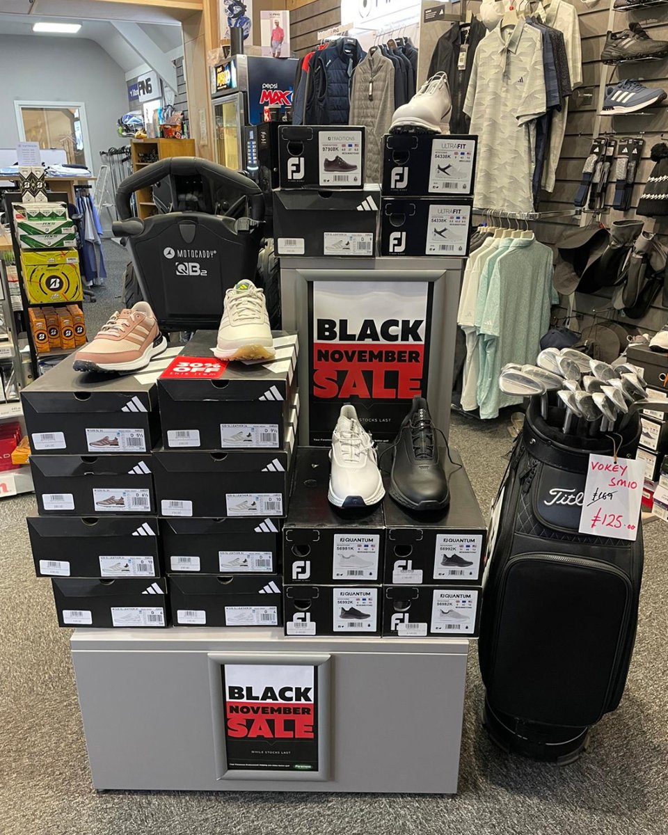 It’s Black Friday, and we’ve got some fantastic offers waiting for you 🖤

Swing by #TheSouthStaffordshireProShop and make the most of the savings while they last!