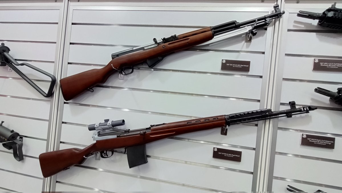 hyperdouraku's tweet image. S&amp;amp;Tの電動ガン。機種選定が渋い!