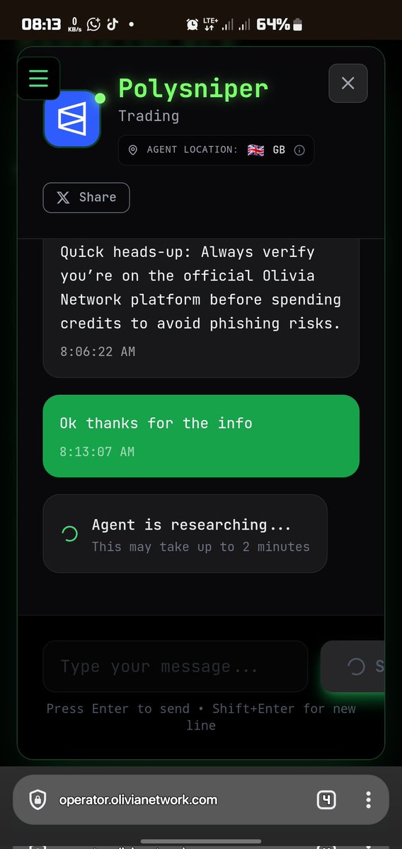 Jide360495's tweet image. #OliviaNetwork
#Blockchainsolutions
#Web3Innovation
#CryptoCommunity
#PolymarketAnalysis
#DecentralisedFinance
#PredictionMarkets
Smooooooooth interaction...