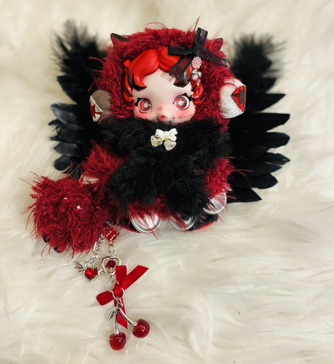 vq7_ko's tweet image. スカルパンダのChompちゃん、デコりました✨
羽背負って可愛いー(自己満足)