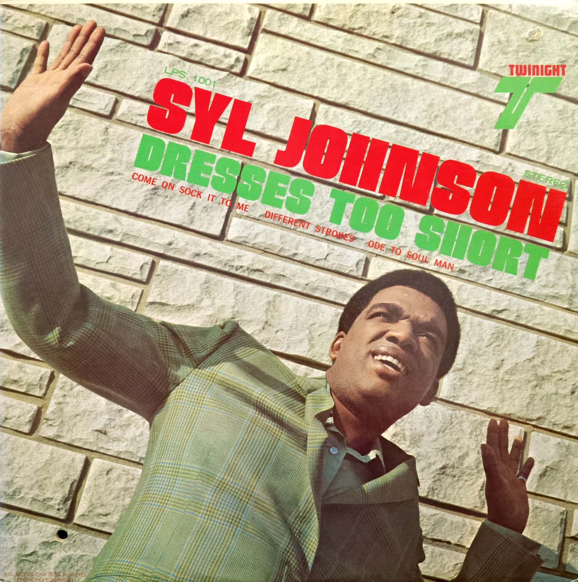 明 日 開 催🔥 SYL JOHNSON 幻の1ST ALBUM『SYL JOHNSON/ DRESSES TOO