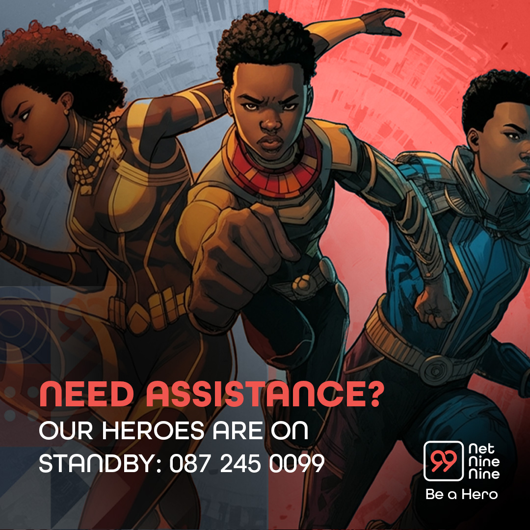 NetNineNine's tweet image. No villain stands a chance when our heroes are on watch. Net Nine Nine is online, ready to keep you connected.

netninenine.co.za/get-in-touch/

#Net99
#connectivitymatters
#beahero