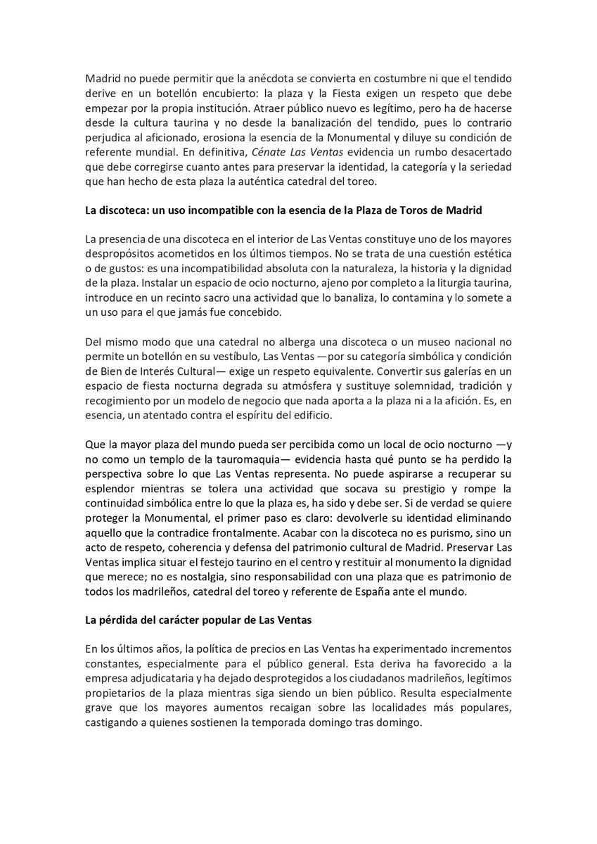Adjuntamos el balance de la temporada 2025, cuyo contenido fue analizado y debatido en la tertulia celebrada ayer con el presidente de Plaza 1, Rafael García Garrido.