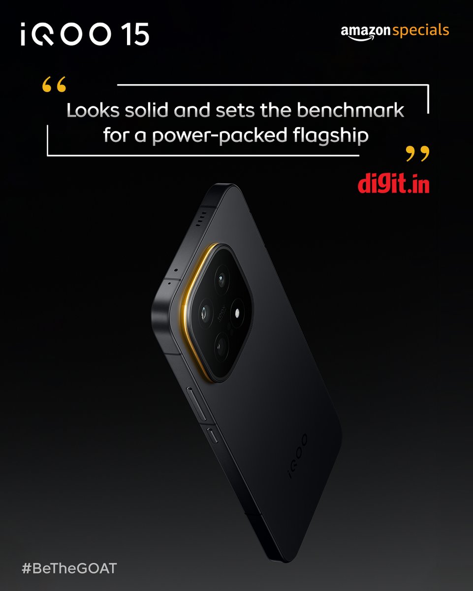nipunmarya's tweet image. .@digitindia puts #iQOO15’s power into perspective. #BeTheGOAT