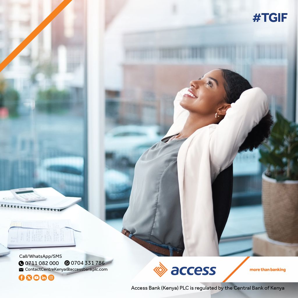 The mere thought of a Friday brings joy to our hearts!

Is there any other day more welcomed than Fridays?

#AccessMore #TGIF
