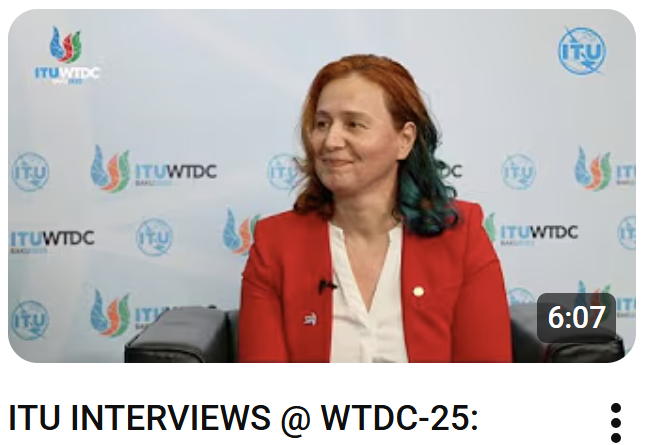 ITUEurope's tweet image. TODAY: The #ITUWTDC concludes with a series of great outcomes that pave the way for advancing #DigitalDevelopment worldwide! 

Do not miss the interview with Ekaterine Imedadze, Commissioner, GNCC, #Georgia 🇬🇪  @comcomge 

youtu.be/4U2wuiq-vEw?si…

@ITUEurope