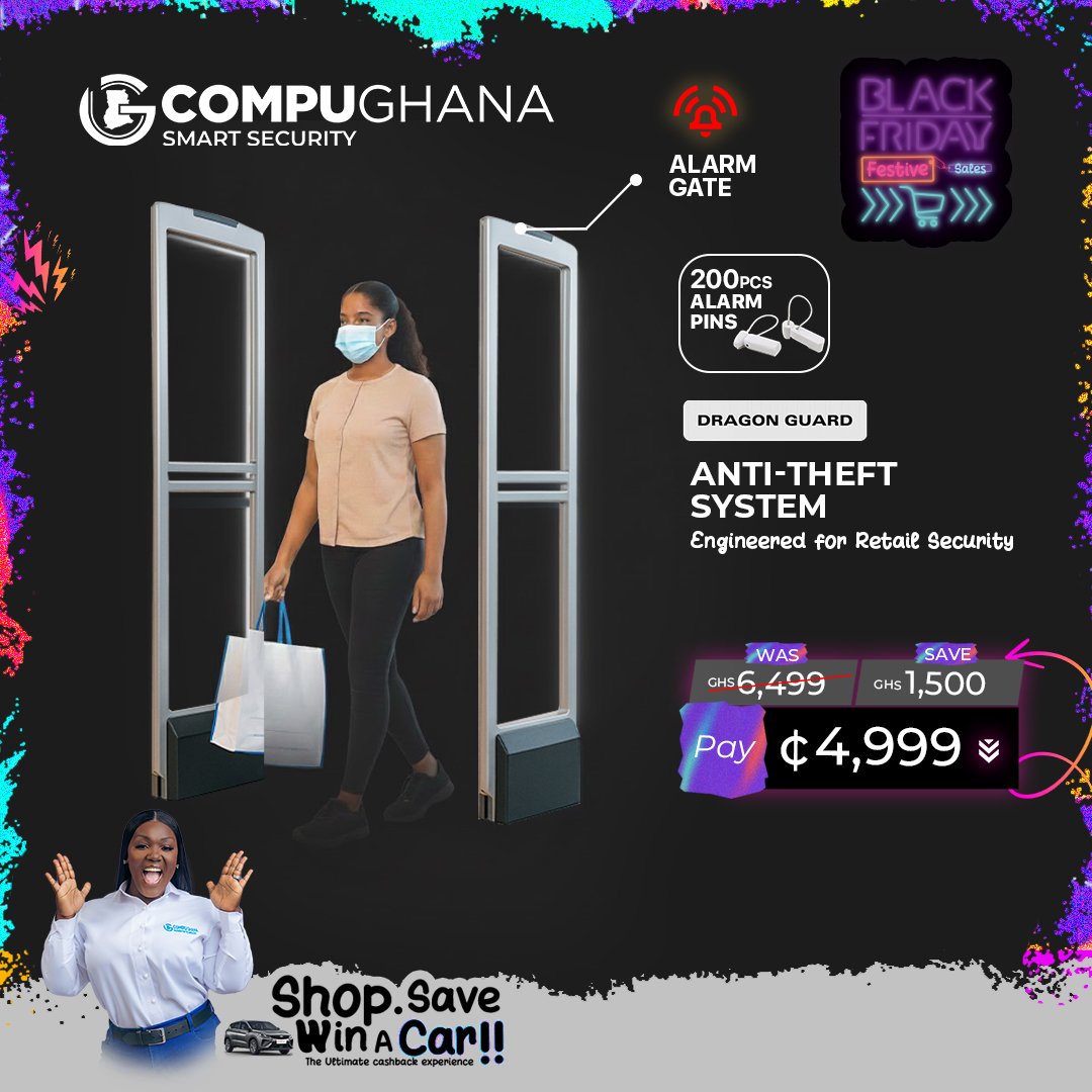 Shopping never felt this rewarding. Two people go walk away with 25,000ghc each just for buying during <a href="/CompuGhanaLTD/">Compu Ghana LTD.</a> Black Friday.
#CompuGhanablackfriday
