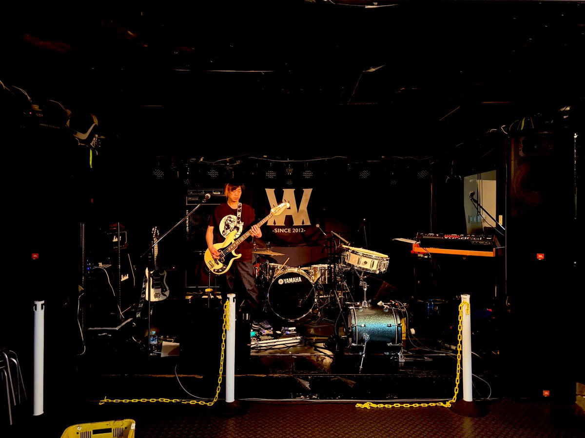 the snorksナショトレtour @大阪　長堀橋WAXXにご来場いただいた皆様ありがとうございました！！！コジベースサウンドチェックフォトをどうぞ！次はtour最終日12/3。秋田LOUD AFFECTION！！！