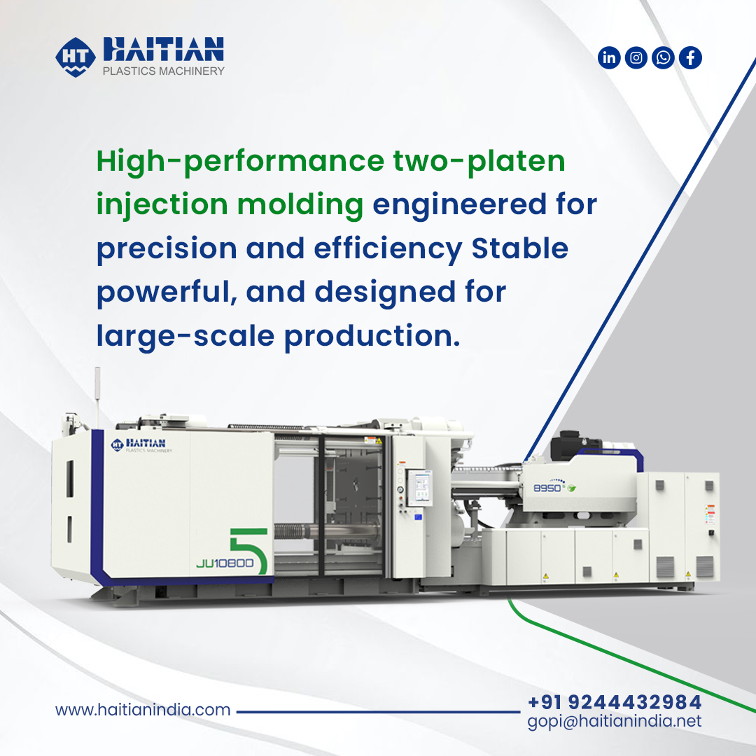 HaitianCBEKL's tweet image. High-performance two-platen injection molding engineered for precision, power, and efficiency.
Built for heavy-duty.

#InjectionMolding #TwoPlatenMachine #HighPerformanceMachinery #IndustrialManufacturing #HaitianGlobal #PlasticIndustry #MoldingExcellence #HaitianCoimbatore