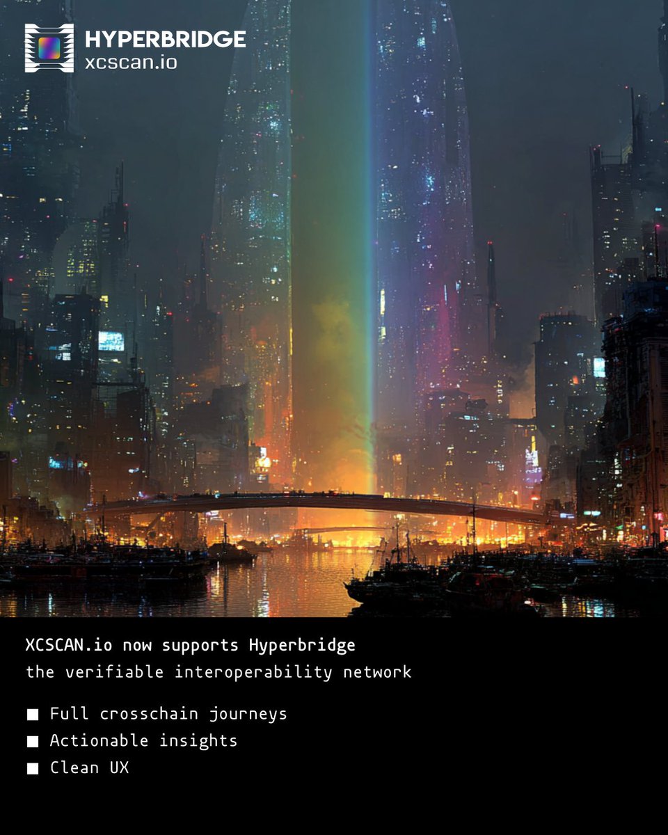 SO_DA_zone's tweet image. XCSCAN + @hyperbridge 🔥

Ultra-secure bridging tracked with precision. 
Monitored in real time, fully decoded.