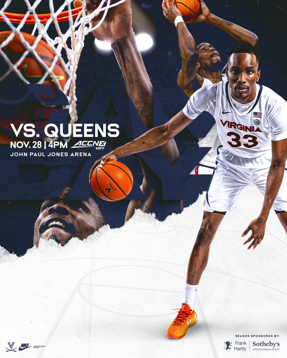 UVAMensHoops's tweet image. 𝗢𝗿𝗮𝗻𝗴𝗲 𝗮𝗻𝗱 𝗕𝗹𝘂𝗲 𝗙𝗿𝗶𝗱𝗮𝘆!
📺 ACC Network Extra
💻 wahoowa.net/4hEgfPA
📻 wahoowa.net/3wsEHfk
📊 statb.us/b/615758
🎟️ wahoowa.net/47kQxfv
🔶⚔️🔷 #GoHoos