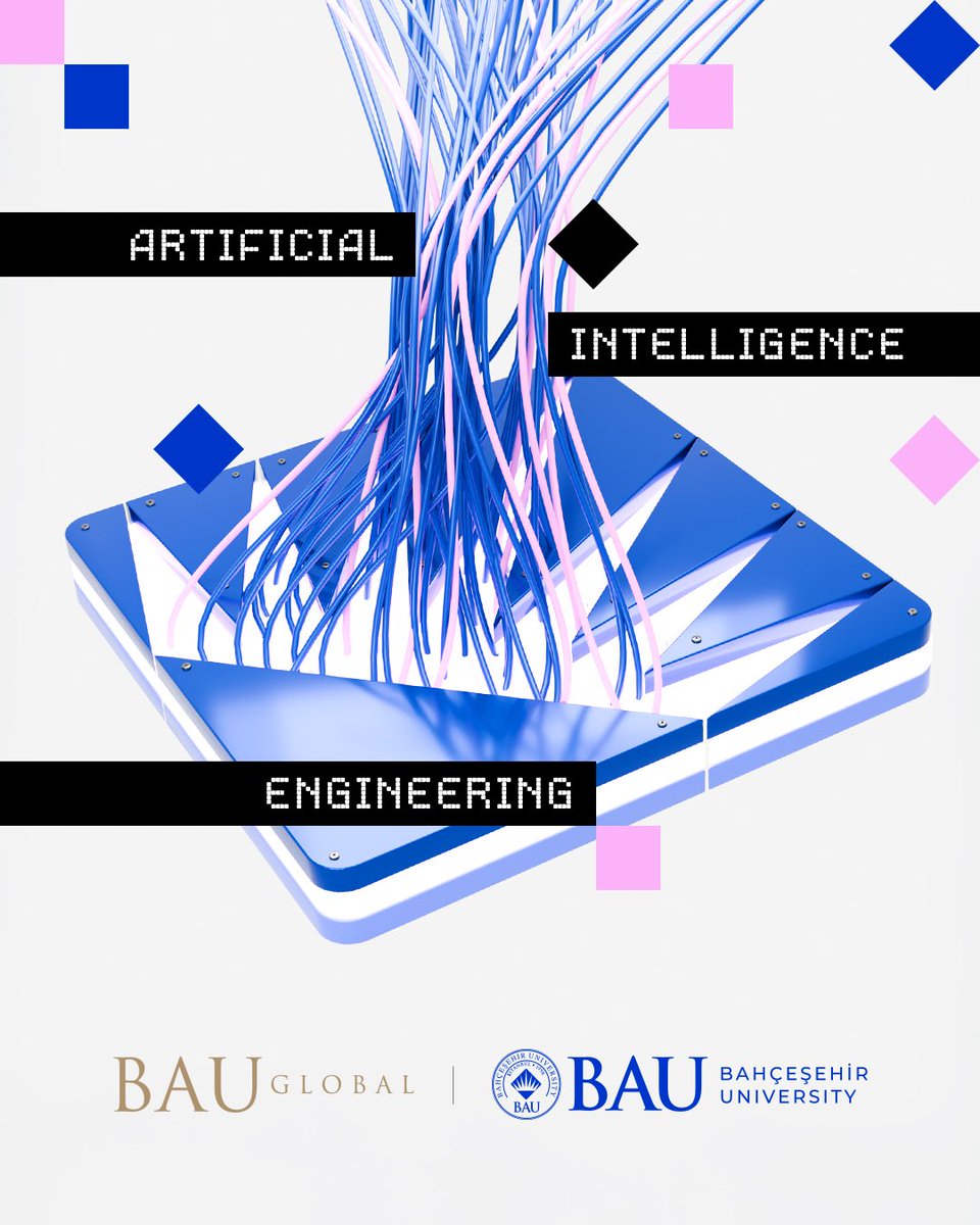 bauglobal's tweet image. The mission of the Artificial Intelligence Engineering Program is to train Artificial Intelligence Engineers with professional and ethical values, equipping them to follow and apply advancements in AI and information technologies for the benefit of humanity.
