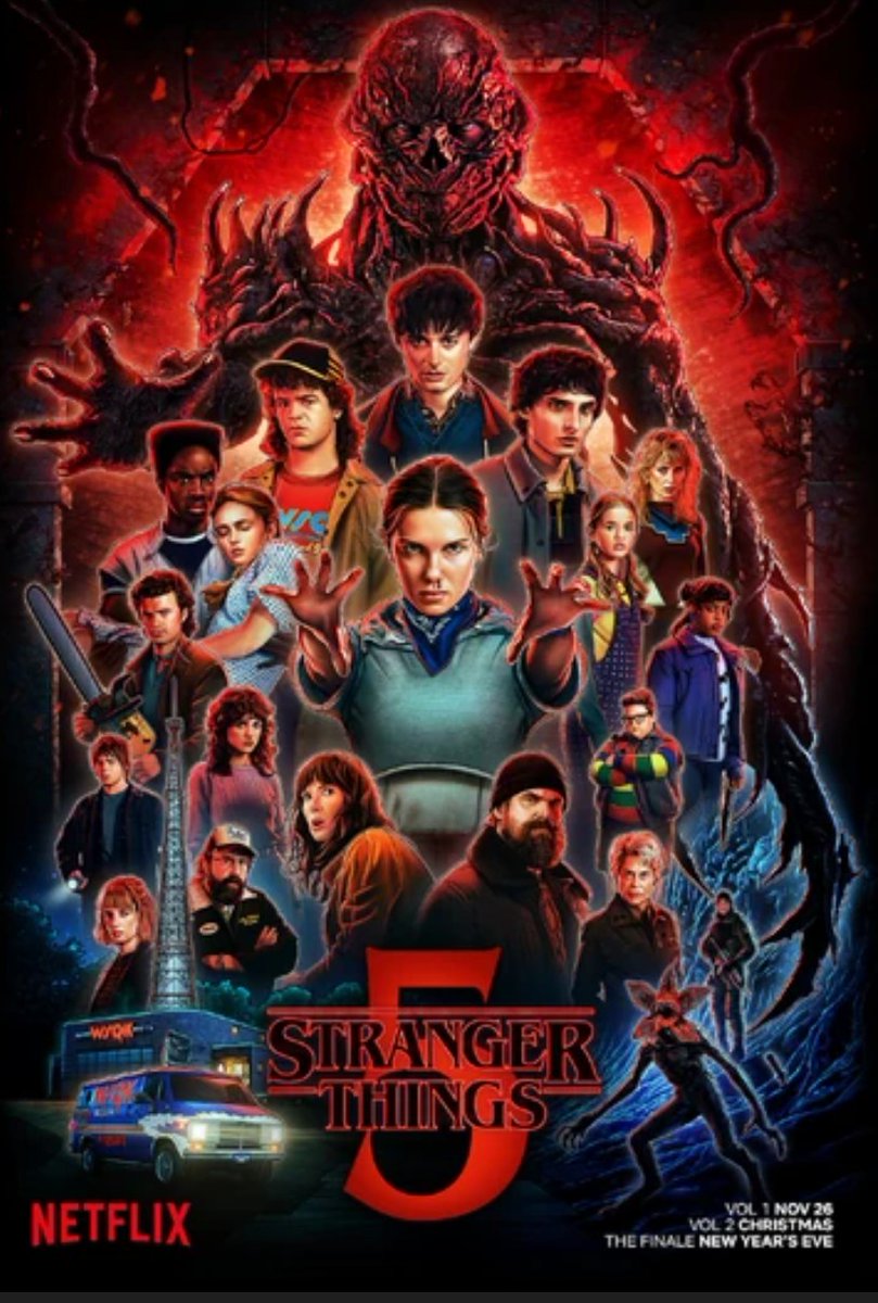 The very long await is over... season 5 is finally upon us...
#StrangerThings5