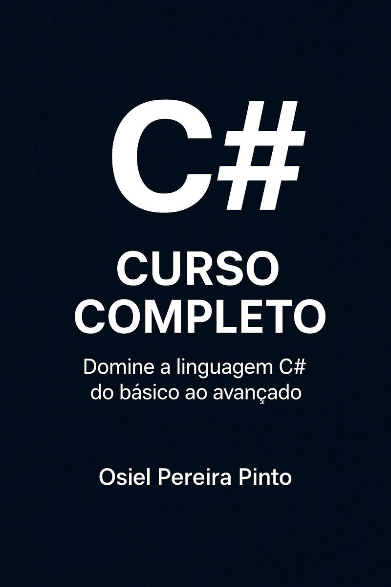 nadafdsf19791's tweet image. ⚙️ C#: Curso Completo

Domine C# do básico ao avançado e crie aplicações poderosas com a linguagem da Microsoft!

👉 amazon.com.br/Completo-Domin…

#CSharp #DotNet #Programação #Dev #Backend #Tech #OsielPereiraPinto