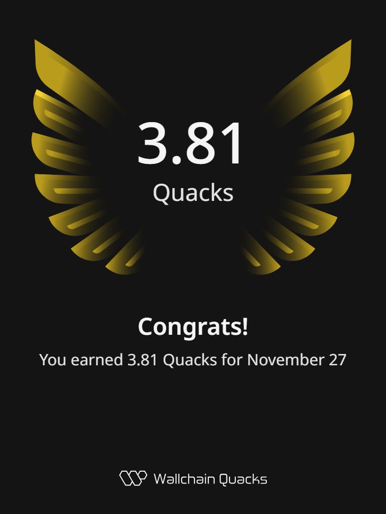 mercuweb3's tweet image. I just earned 3.81 quacks in 1 day quacking about Spaace. 

Loving to trade nfts on @spaace_io day by day because the project is giving a gamified vibe on platform like you&apos;re playing a game by buying, listing and selling nfts.