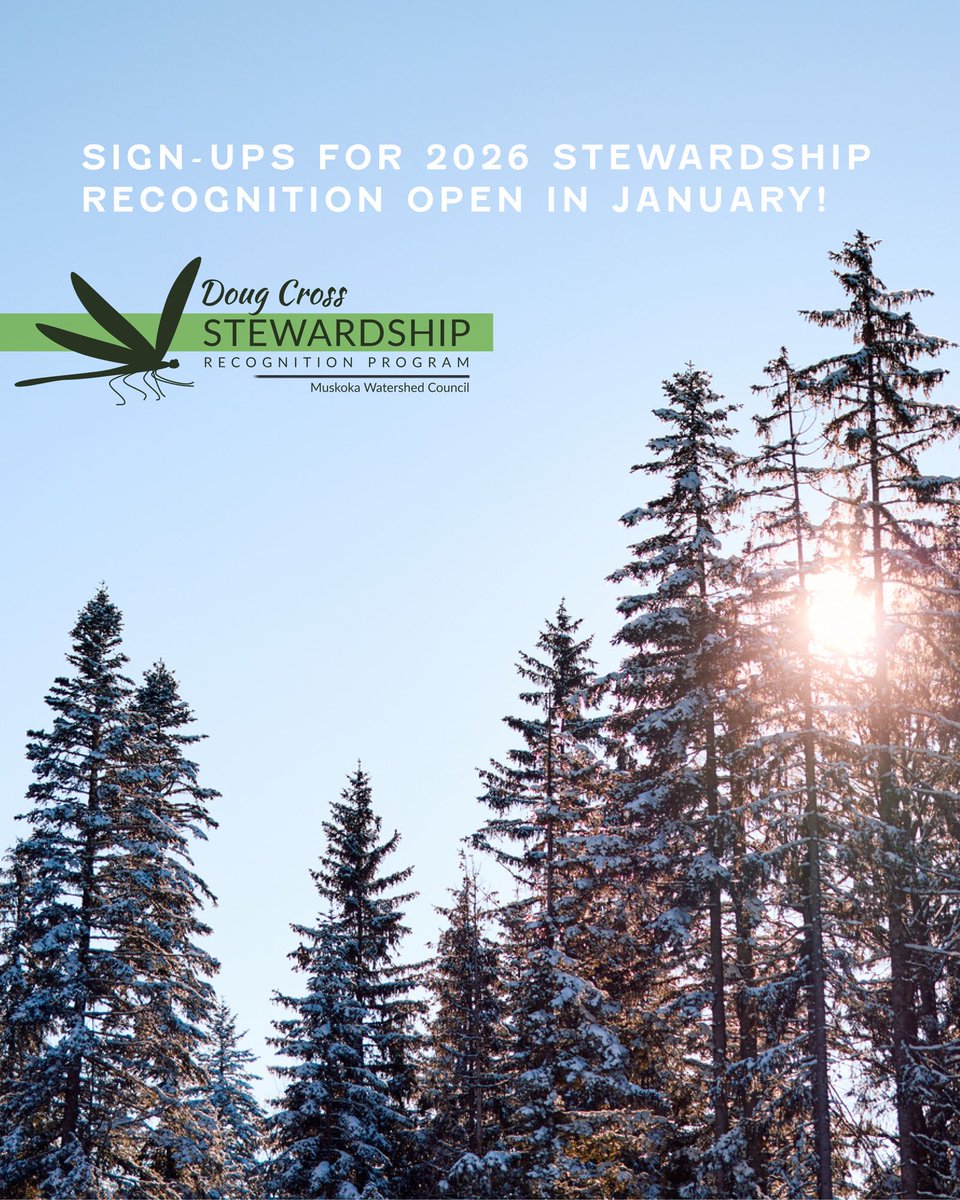 Muskoka Watershed Council is proud to support the Doug Cross Stewardship Recognition Program, helping community groups across Muskoka honour those who go above and beyond to care for our watershed.

Please submit your recipient's information to info@muskokawatershed.org.
