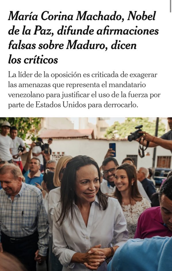 OrlvndoA's tweet image. Hay en curso una mega campaña, evidentemente bien fondeada, organizada y amplia, para desprestigiar, no solo a la líder de la oposición, María Corina, sino a sus aliados también. 

Sabemos quienes están detrás. Los tenedores de bonos, los bolichicos y el propio régimen. Sus…