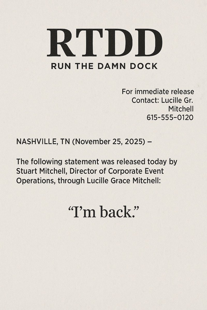 statchelpage's tweet image. After two years deep in the trenches of freight, logistics, and the Riverboat Region, I’m officially returning to the corporate events side of the business as Director of Corporate Event Operations.

The dock will always be home. The Riverboat Region will always be mine.
But the…