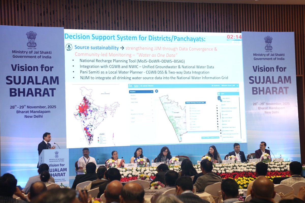jaljeevan_'s tweet image. ...inventories, scheme designs, O&amp;amp;M records, water quality reports, service delivery metrics, and citizen feedback into a single interoperable digital platform.

#SujalamBharat #JalJeevanMission #HarGharJal 

@PMOIndia @CRPaatil @VSOMANNA_BJP @nwmgoi @PIBWater @MIB_India