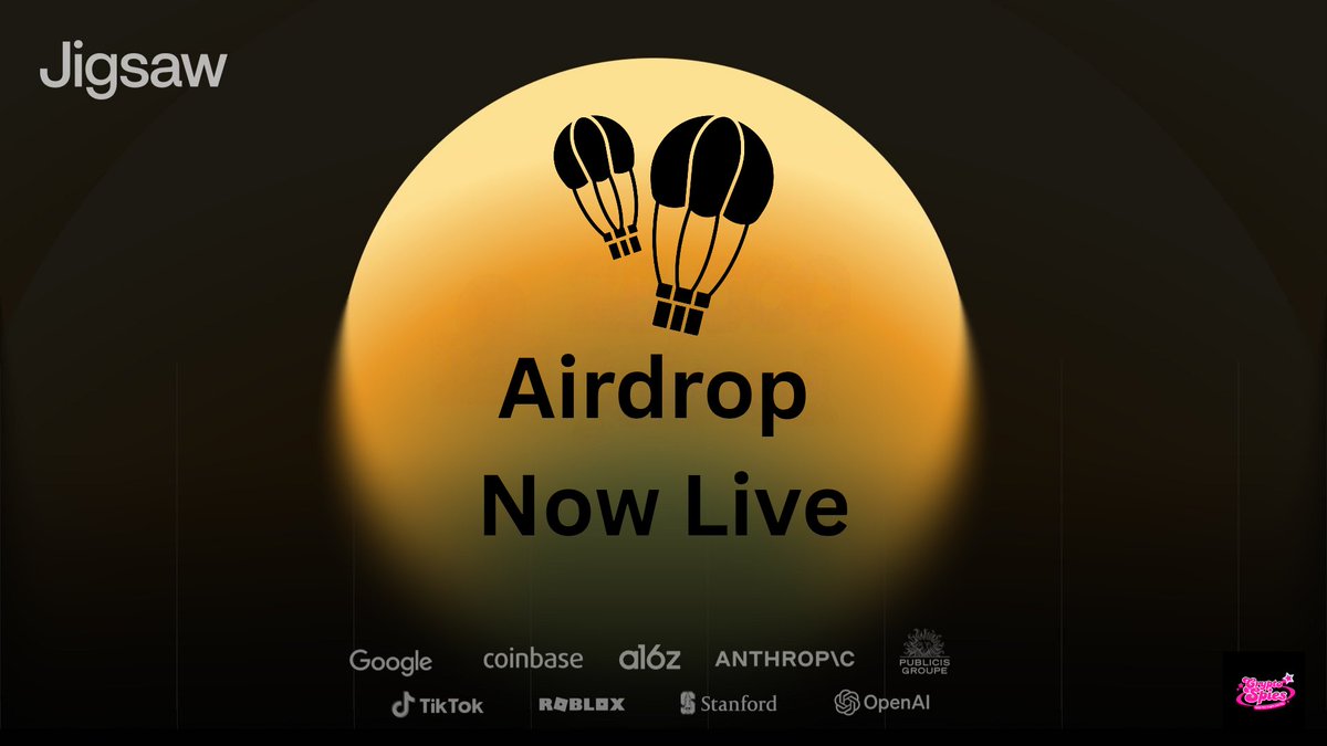 ASGA_NETWORK's tweet image. 🚀 #Jigsaw — Waitlist &amp;amp; potential airdrop

✅ 311k+ people already signed up 📈
✅ No need to mine daily
✅ No mandatory invites ✔️
✅ Points + waitlist + referrals → typical pre-airdrop setup 💎

👉 jigsaw.build/?ref=djmllsji5…

⚠️ No official token yet, but potential is real ⚡