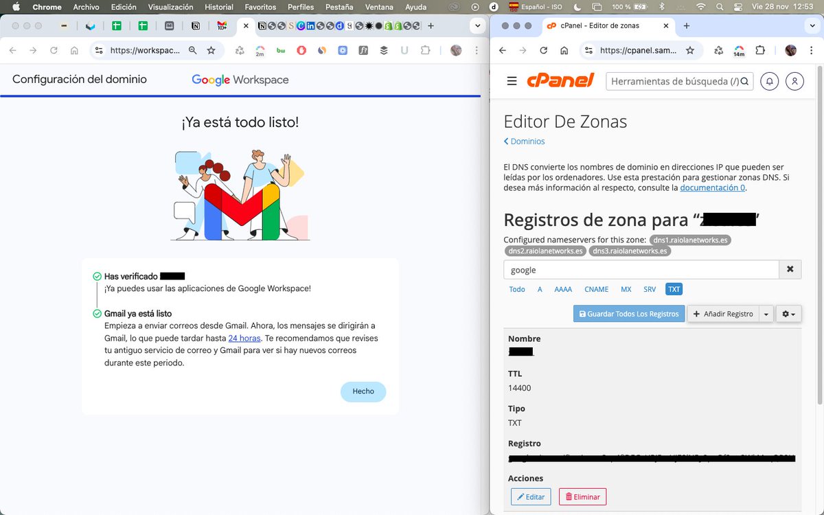 samdigitales's tweet image. Configuración de correo corporativo (hosting) en Gmail para aprovechar las herramientas de Google Workspace 🍒

PD1: delega tareas ilimitadas de marketing &amp;amp; web conmigo aquí 🧃

PD2: si te mola probar herramientas &amp;amp; montar proyectos, quédate 🖤

#gmail #hosting #googleworkspace