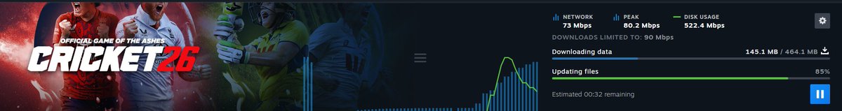 Cricket23game's tweet image. #Cricket26 #Patch #Update 
⚙ Patch is Live 🔴 in Steam (💻)
Check yours on consoles as well ...
—
Hit❤
RT ♻
✅Follow