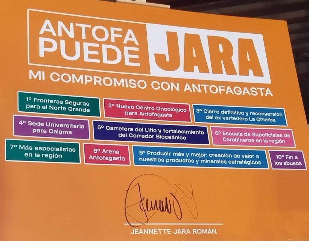 daniel_nunez_a's tweet image. Mucha gente en el norte siente malestar, porque nadie la escucha.

Por eso Jara asume compromisos y lleva propuestas simples y útiles: remedios y cuentas de la luz más baratos y menos deudas en UF que solo ahogan a las familias.

Son soluciones para vivir mejor